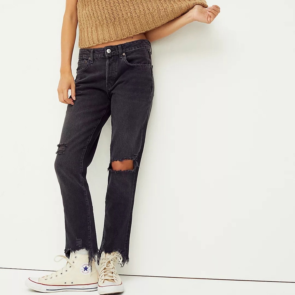 FREE PEOPLE - GOOD TIMES RELAXED SKINNY 26